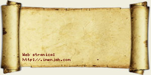 Tanja Odalović vizit kartica